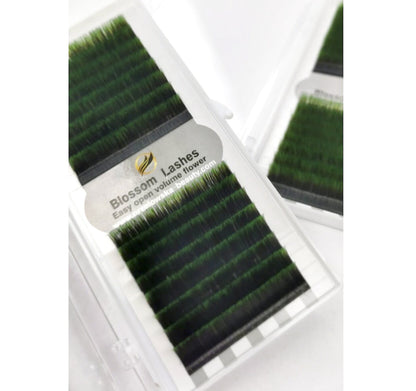 Gene Blossom - evantai usor Ombre Verde, 0.07 16 linii