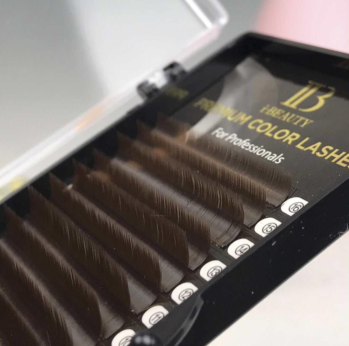 Curbura M Maro inchis iBeauty, extensii gene fir cu fir