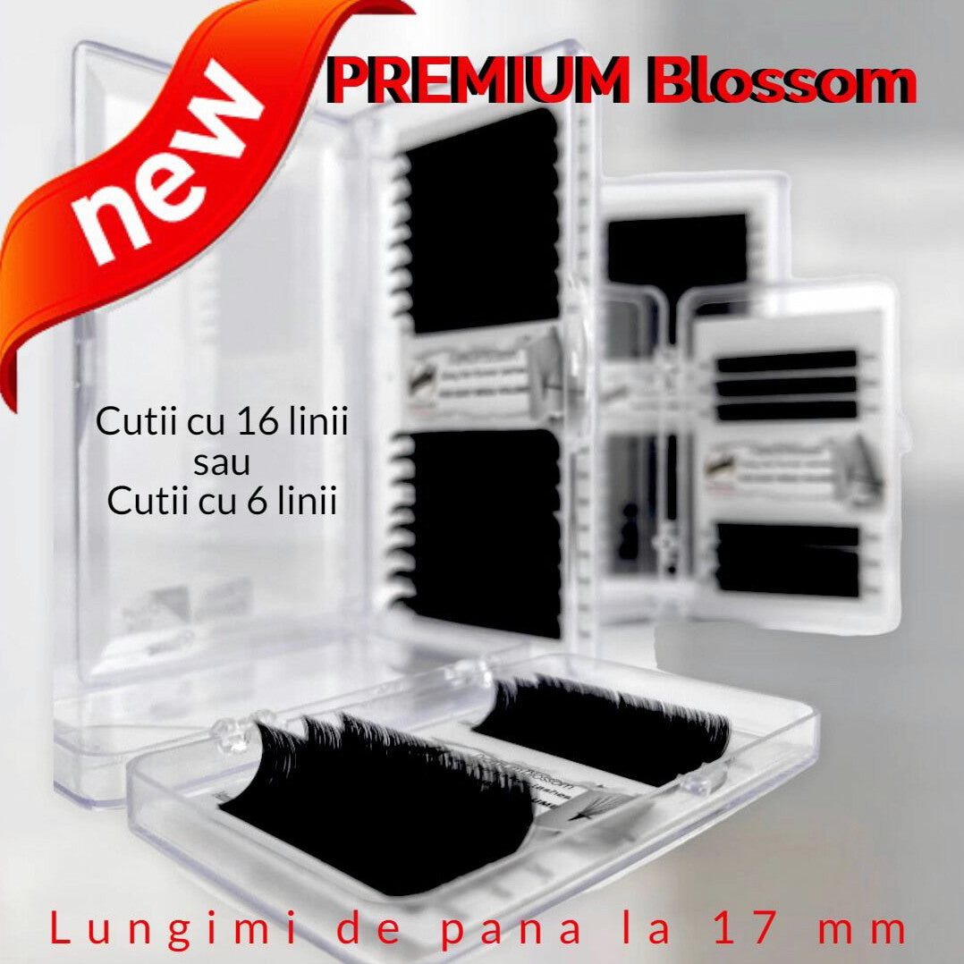 Curbura D 0.07 Blossom Premium, 16 linii, volum usor
