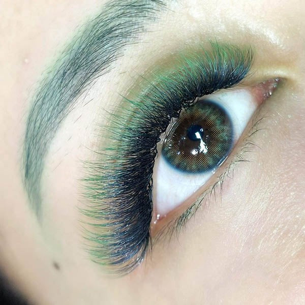 Gene Blossom - evantai usor Ombre Verde, 0.07 16 linii