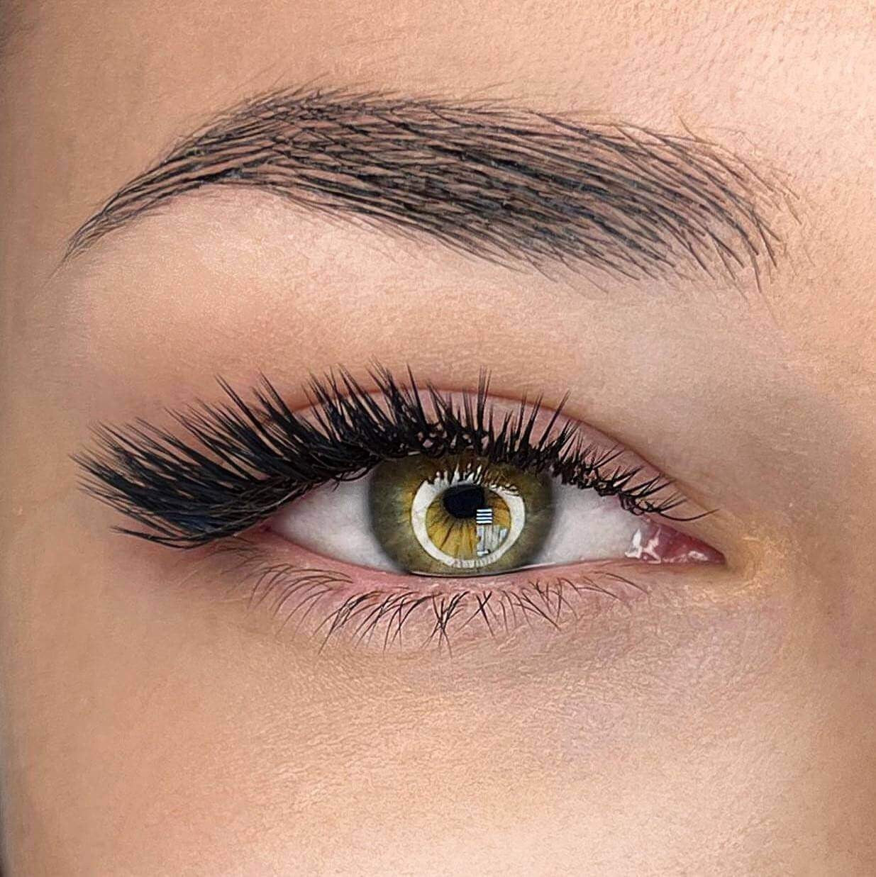 Curbura M Maro inchis iBeauty, extensii gene fir cu fir