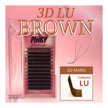 Pre-Made curbura LU Maro, 3D W, Pinky, extensii gene