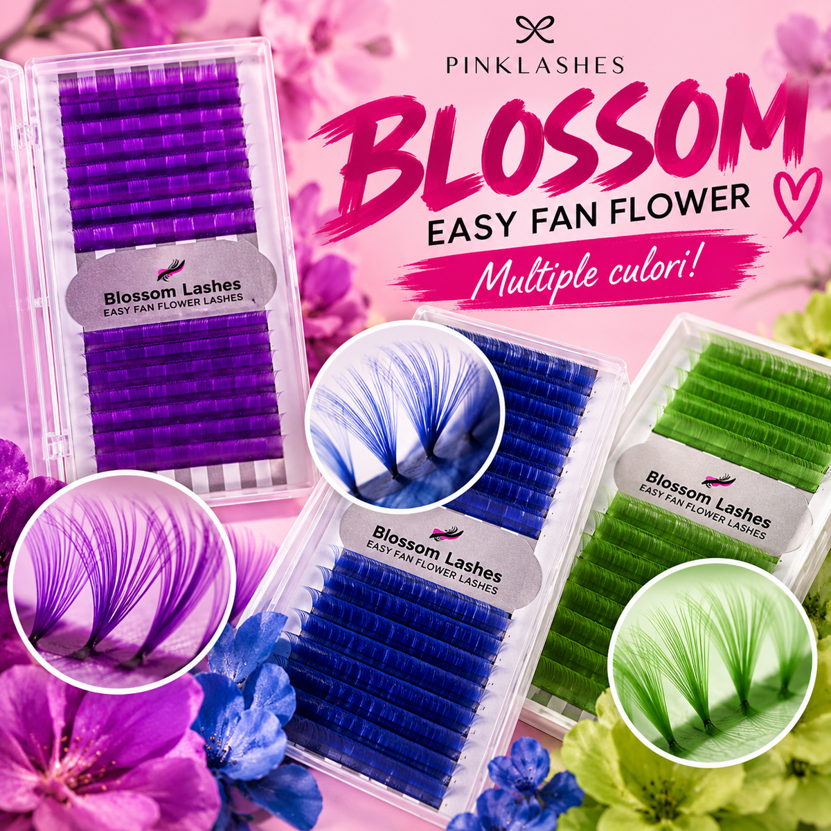 Blossom colorate volum cu o singura tragere