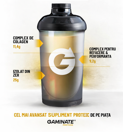 GAMINATE PROTEINA, IZOLAT DIN ZER PUR 25g/portie + Colagen 11,4g