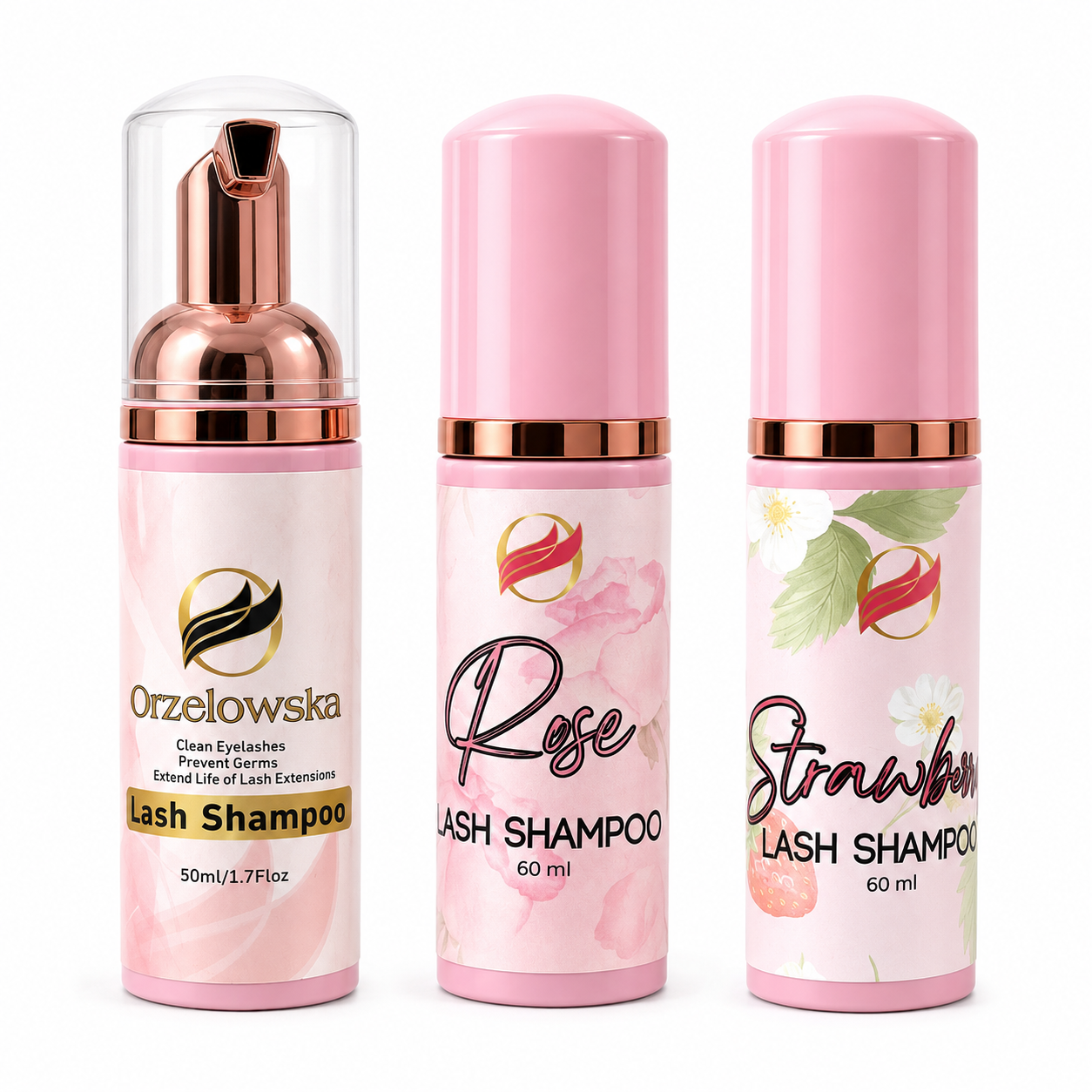 Spuma curatare gene fara ulei, sampon extensii gene