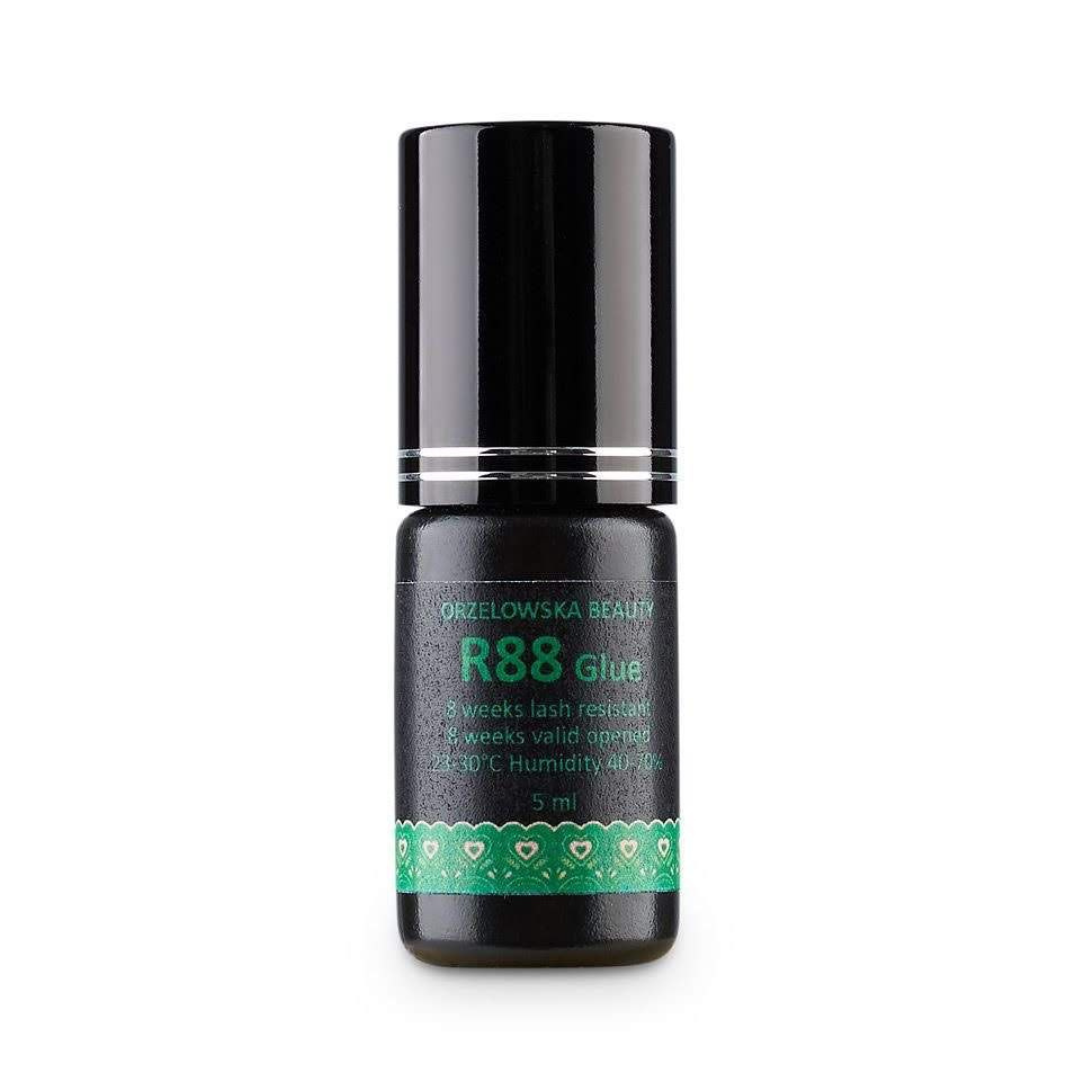 Adeziv R88 Verde, uscare 1-2 sec, rezistenta 8 saptamani, lipici volum extensii gene