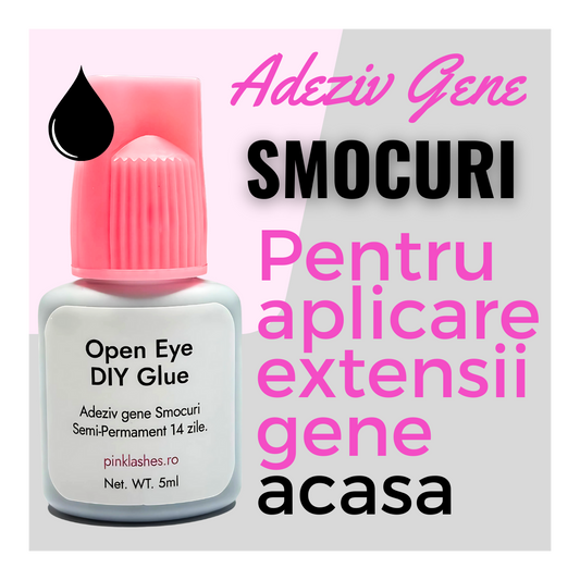 Adeziv Semipermament SMOCURI Open Eye DIY Glue pentru aplicare gene acasa