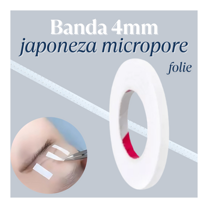 Banda 4mm, japoneza micropore din folie