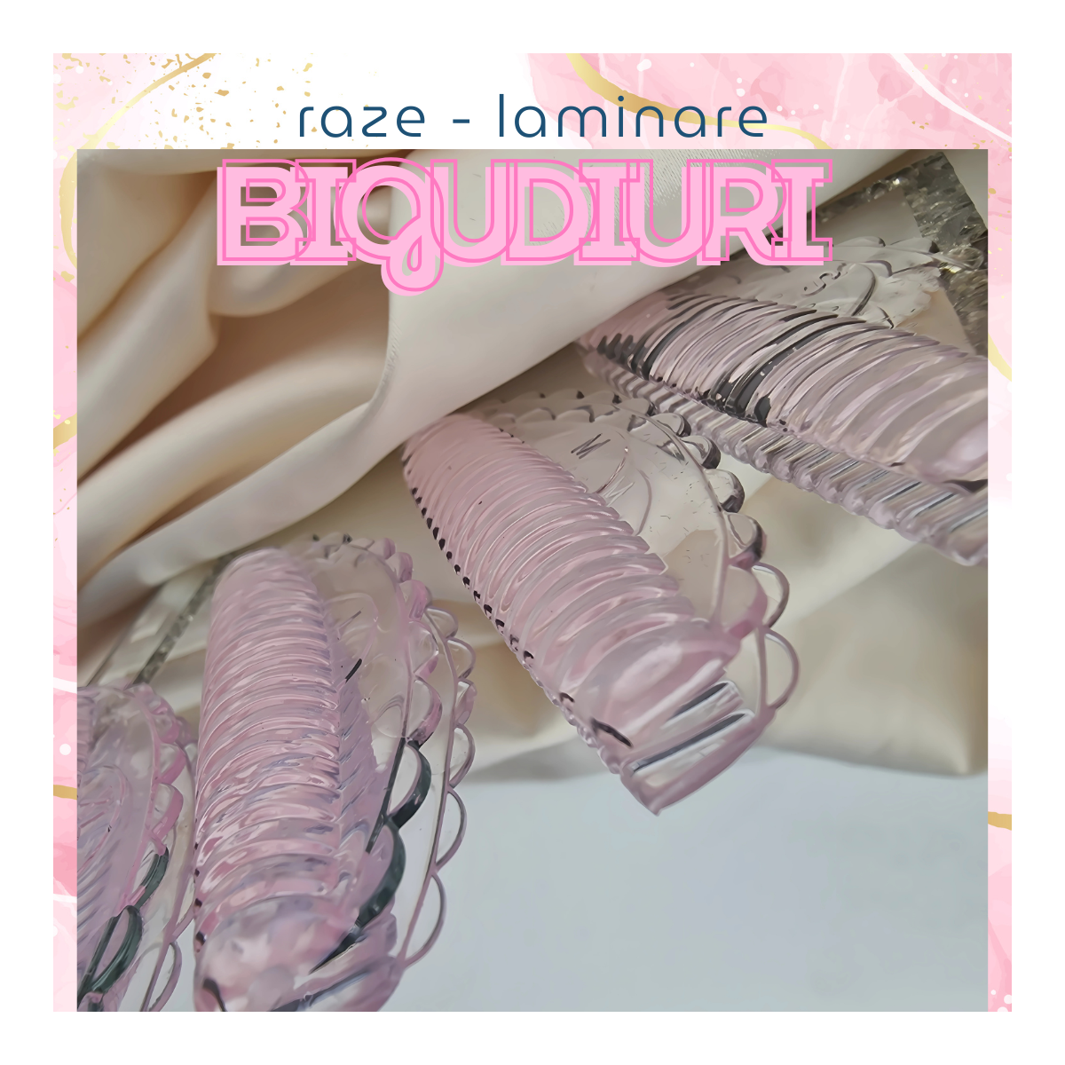 Bigudiuri raze - Laminare gene 4 perechi S/M/L/XL