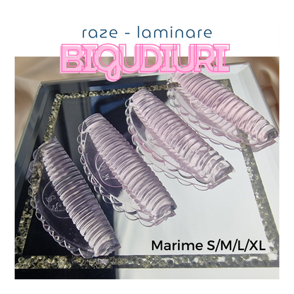 Bigudiuri raze - Laminare gene 4 perechi S/M/L/XL