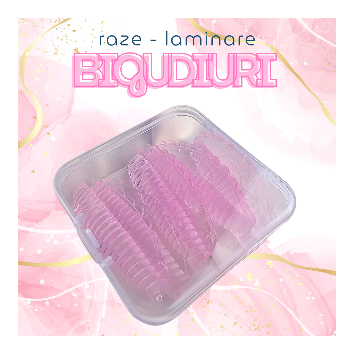 Bigudiuri raze - Laminare gene 4 perechi S/M/L/XL