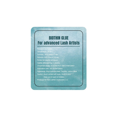 BioThin - Medical, AntiAlergic Cele mai sigur din lume Adeziv extensii gene 5ml