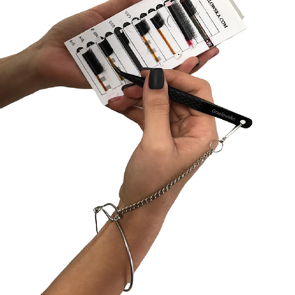 Bratara pentru pensete din metal, bratara pentru protectie pensete extensii gene