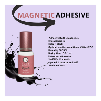 BUZZ Magnetic, Adeziv Extensiii gene 0.5-1 sec -5 ml