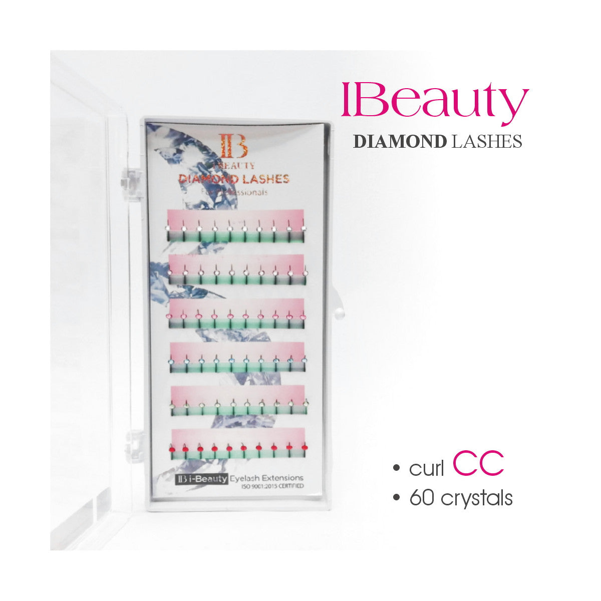 Curvatura 0,18, SWAROVSKY, ciglia filo per filo, 1 D