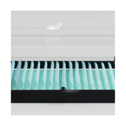 Curbura D 0.10, Sky-Blue/Alb, iBeauty, fir cu fir