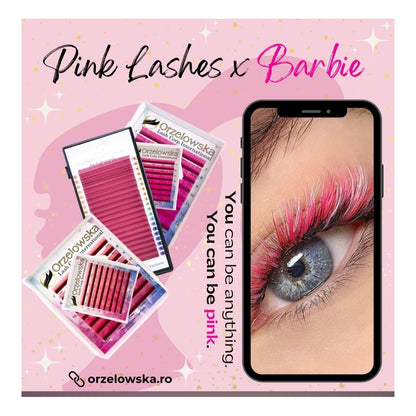 Curvatura D 0,10, Rosa chiaro, iBeauty, filo per filo