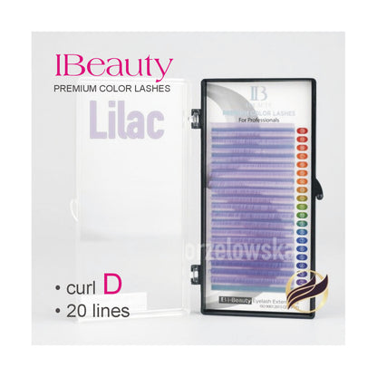 Curbura D 0.10, Lila, iBeauty, fir cu fir