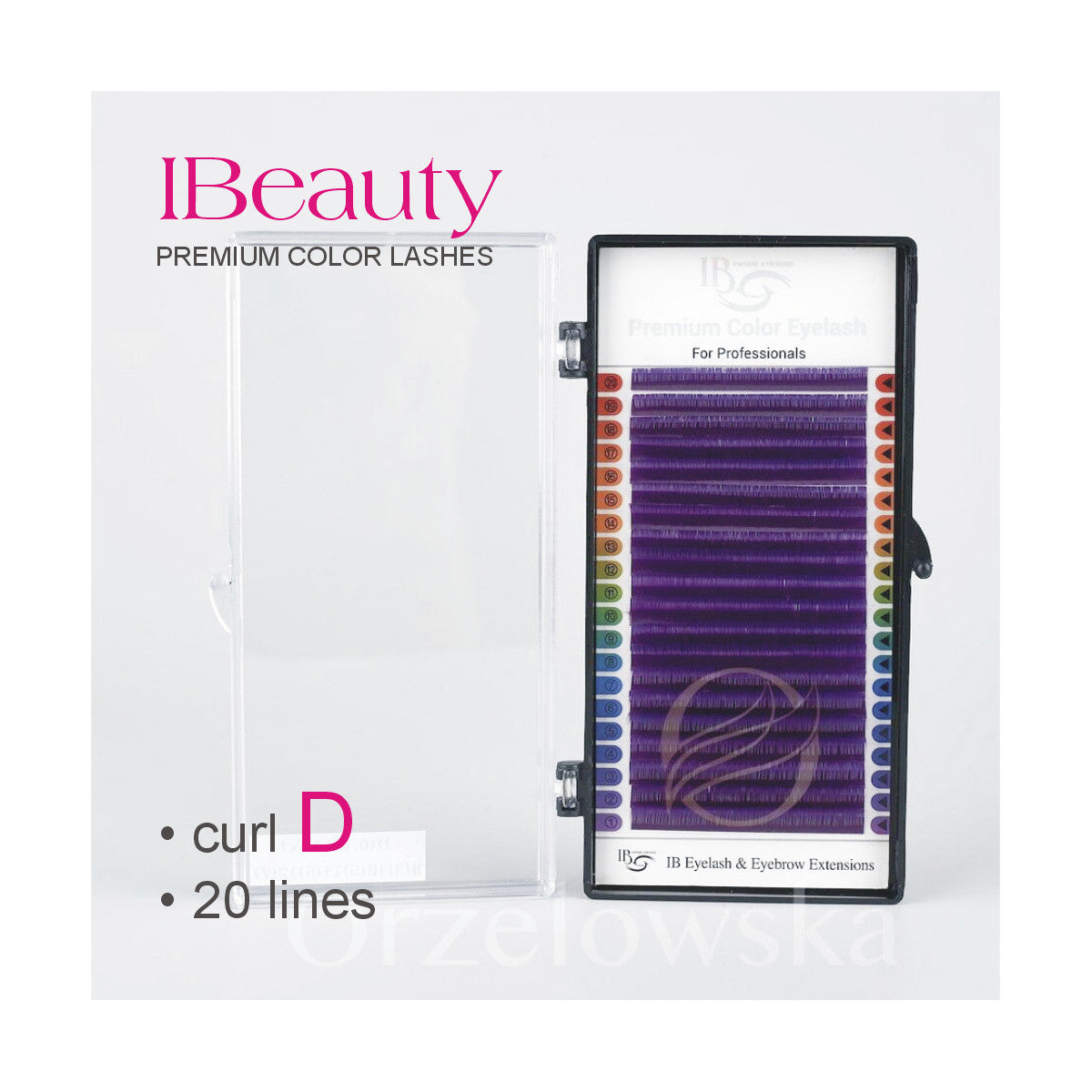 Curbura D 0.10 Violet, iBeauty, fir cu fir