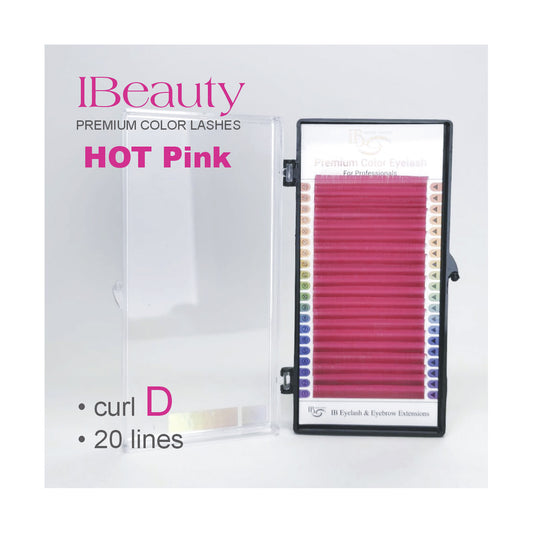 Curbura D 0.10 Hot Pink, iBeauty, fir cu fir