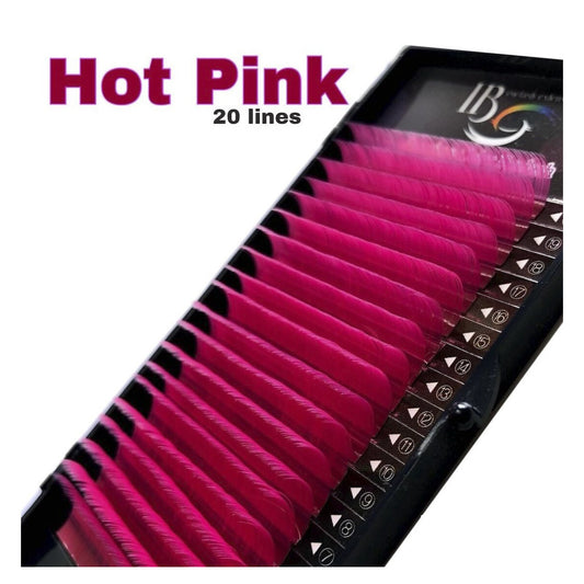 Curbura D 0.10 Hot Pink, iBeauty, fir cu fir