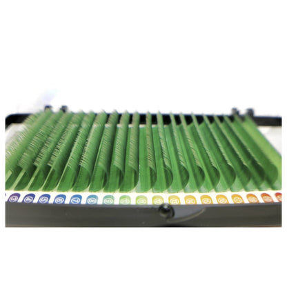 Curbura D 0.10, Verde Inchis, iBeauty, fir cu fir