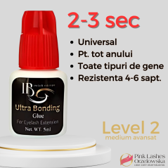 10 ml Adeziv Ultra Bonding, uscare 2-3 sec, iBeauty, capac rosu, lipici universal, rezistenta 4-6 saptamani