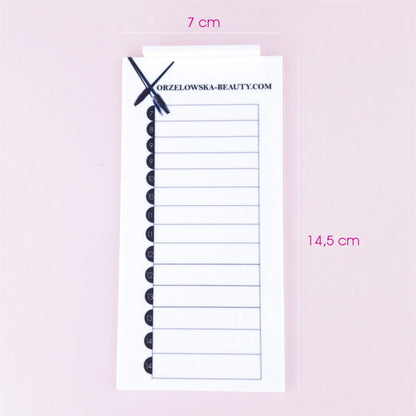 Paleta lunga cu magnet - 7 x 14,5cm, pentru organizarea extensiilor de gene