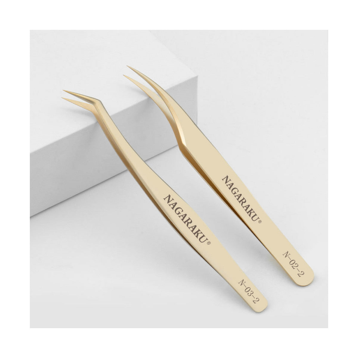 Penseta N-03-2 cu prindere precisa Nagaraku, pentru extensii gene