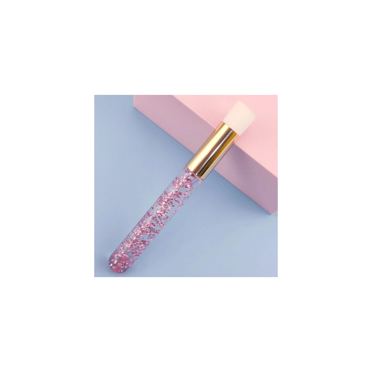 Pensula pentru curatarea extensiilor de gene- Glitter, diverse culori