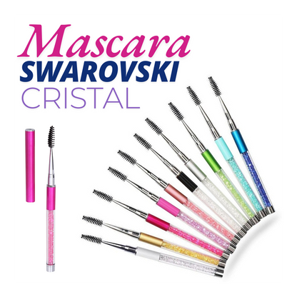 Periuta Mascara Swarovski 1 buc. cu inchidere pentru pieptanarea extensiilor de gene