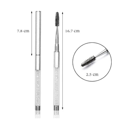Periuta Mascara Swarovski 1 buc. cu inchidere pentru pieptanarea extensiilor de gene