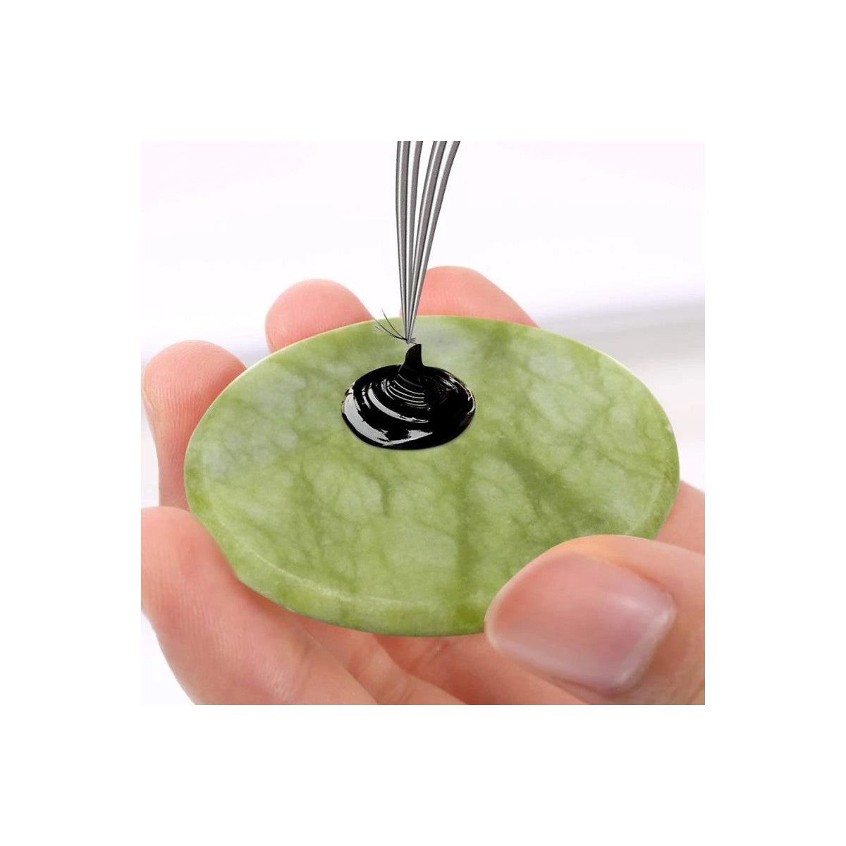 Piatra Jad pentru adeziv extensii gene, 5 cm