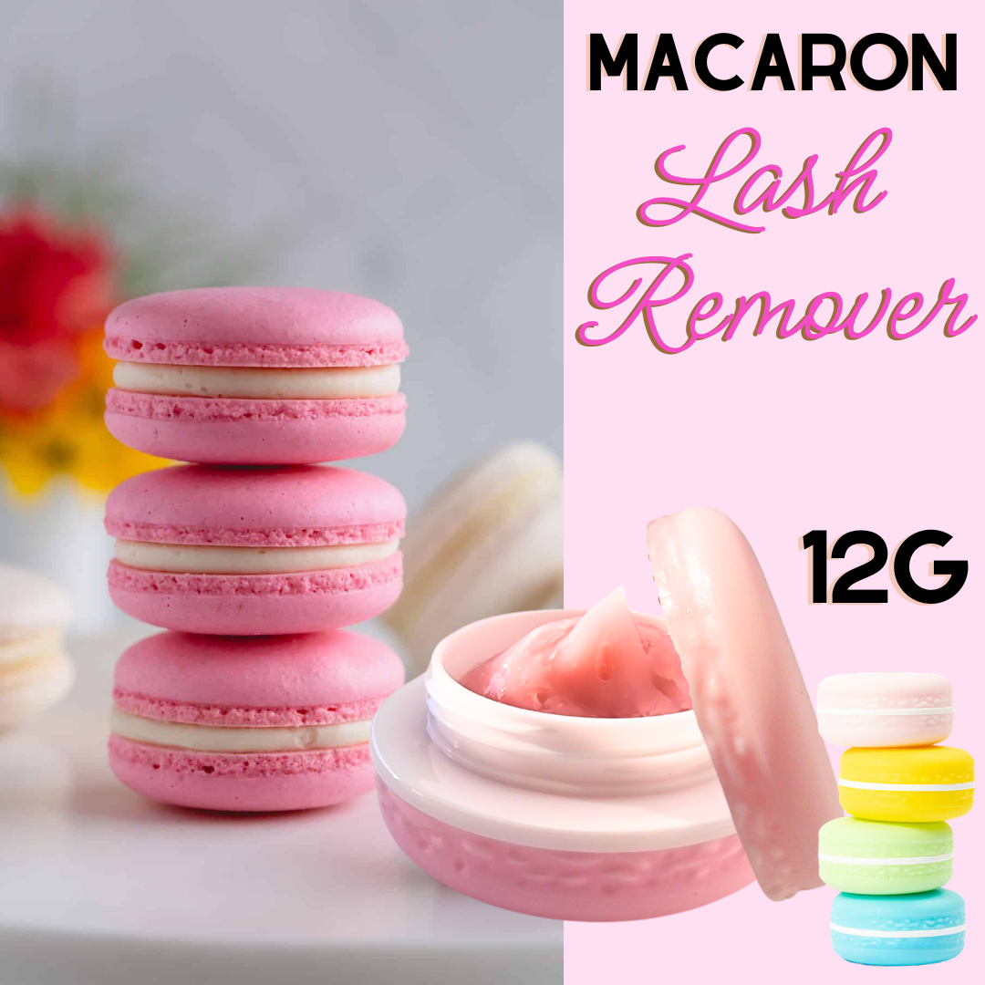 Remover 12 gr Macaron, pentru indepartare gene false