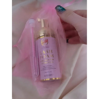 Set Spuma de curățare ingrijire gene, în punga de cadou, Lash Shampoo cadou pentru clientele tale.