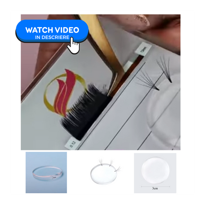 Transparent silicone for creating fans