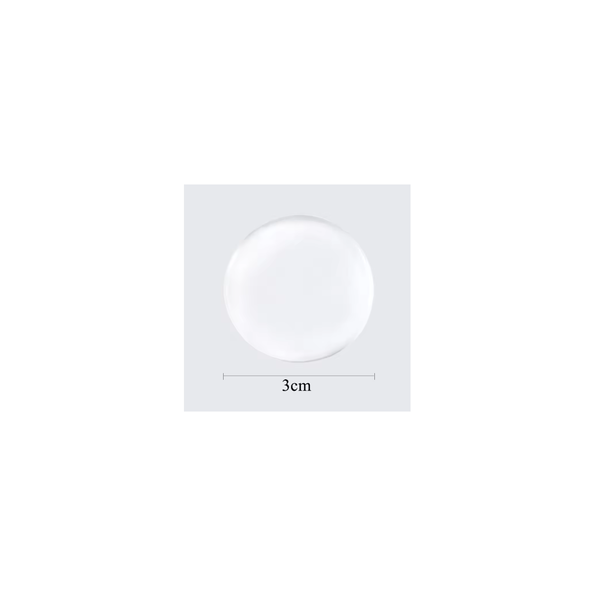 Transparent silicone for creating fans