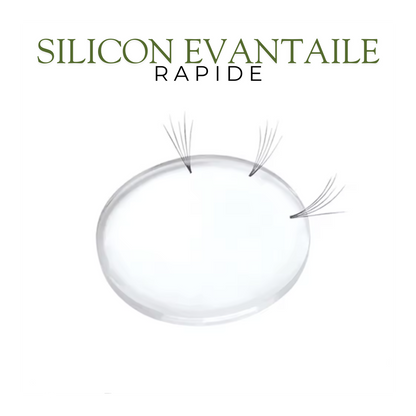 Transparent silicone for creating fans