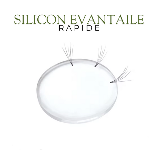 Transparent silicone for creating fans