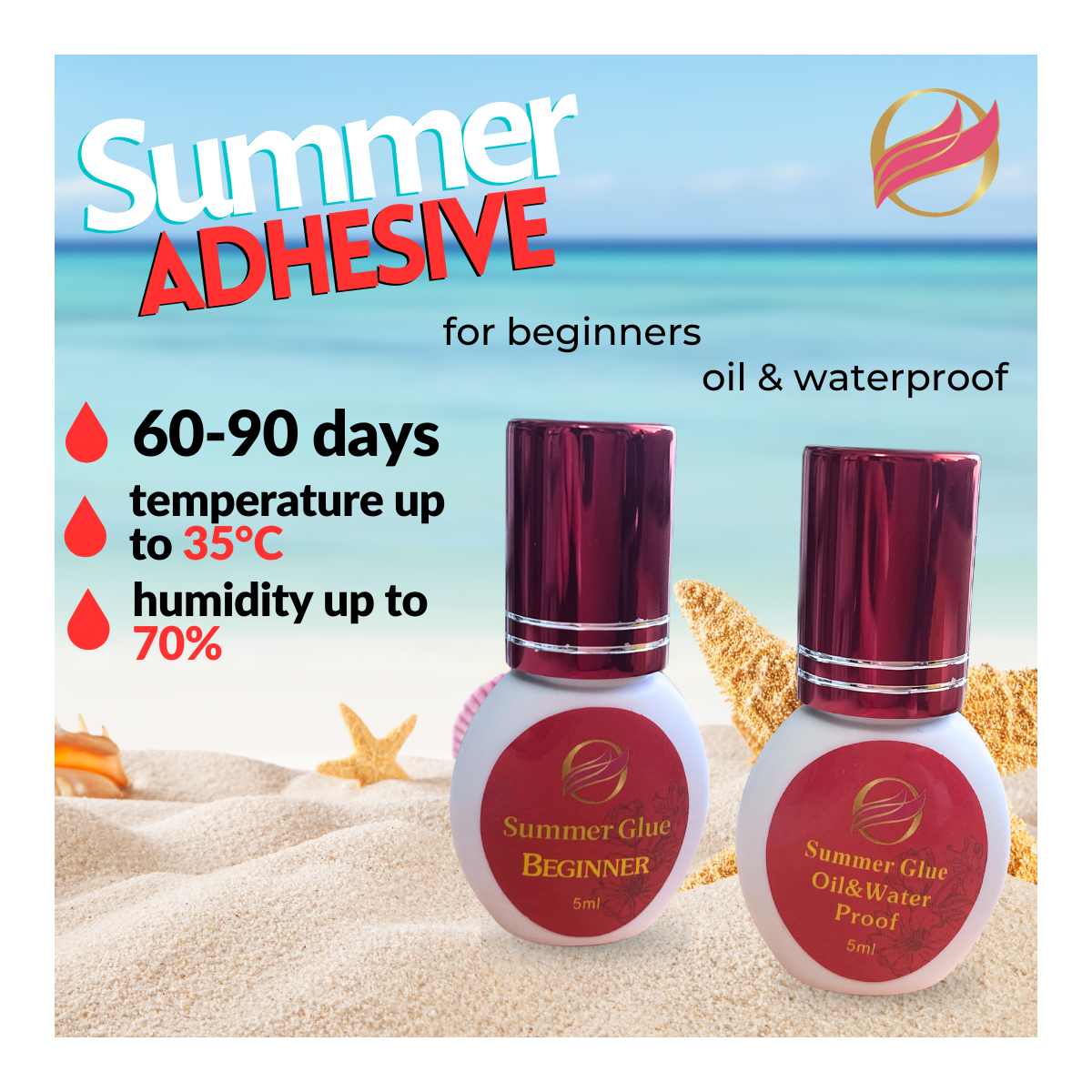 Summer Glue Adeziv Oil & Water Proof, 5ml, 0.5-1 sec