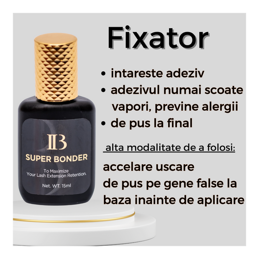 Super Bonder - 15ml, iBeauty, fixator adeziv dupa aplicare