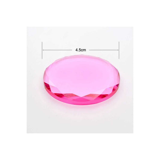 Suport adeziv pentru extensii gene, piatra cristal roz, JAD