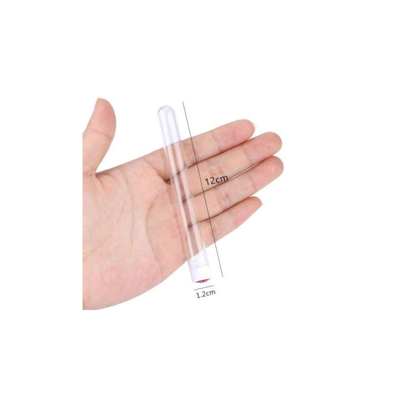 Tub mic cu 1 buc de Periuta mascara glitter, cadou pentru clientii tai - Roz deschis