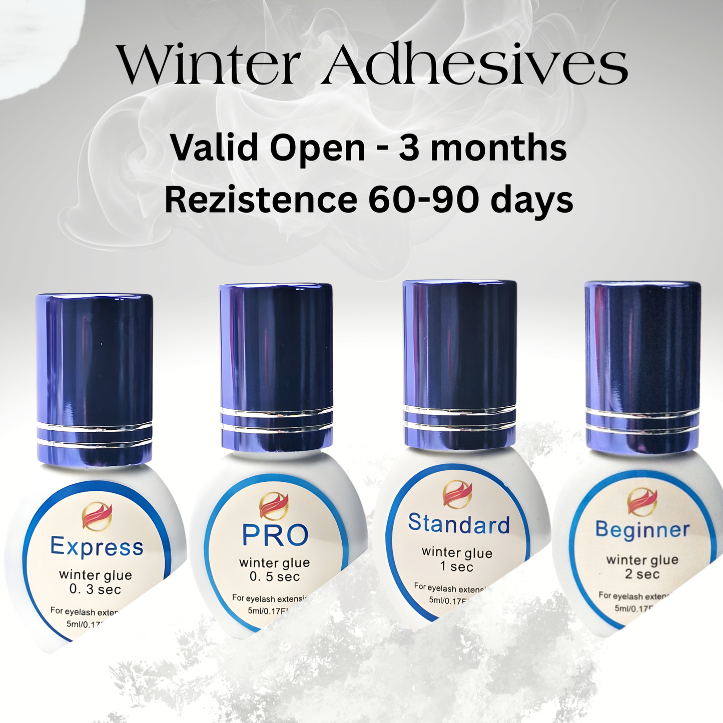 Adezivi Winter: 1sec, 0.5sec, 0,3sec -