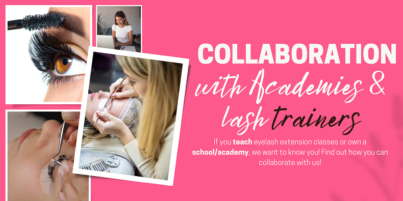 Collaboration with Academies & Lash Trainers