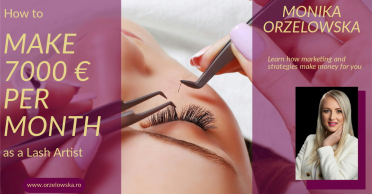 How to reach a monthly profit of 7000 euros as a Lash Artist